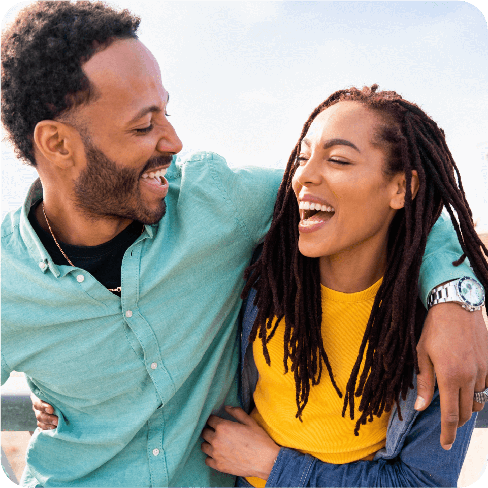 Dentist high-fiving patient